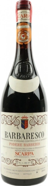 Barbaresco Podere Barberis Scarpa